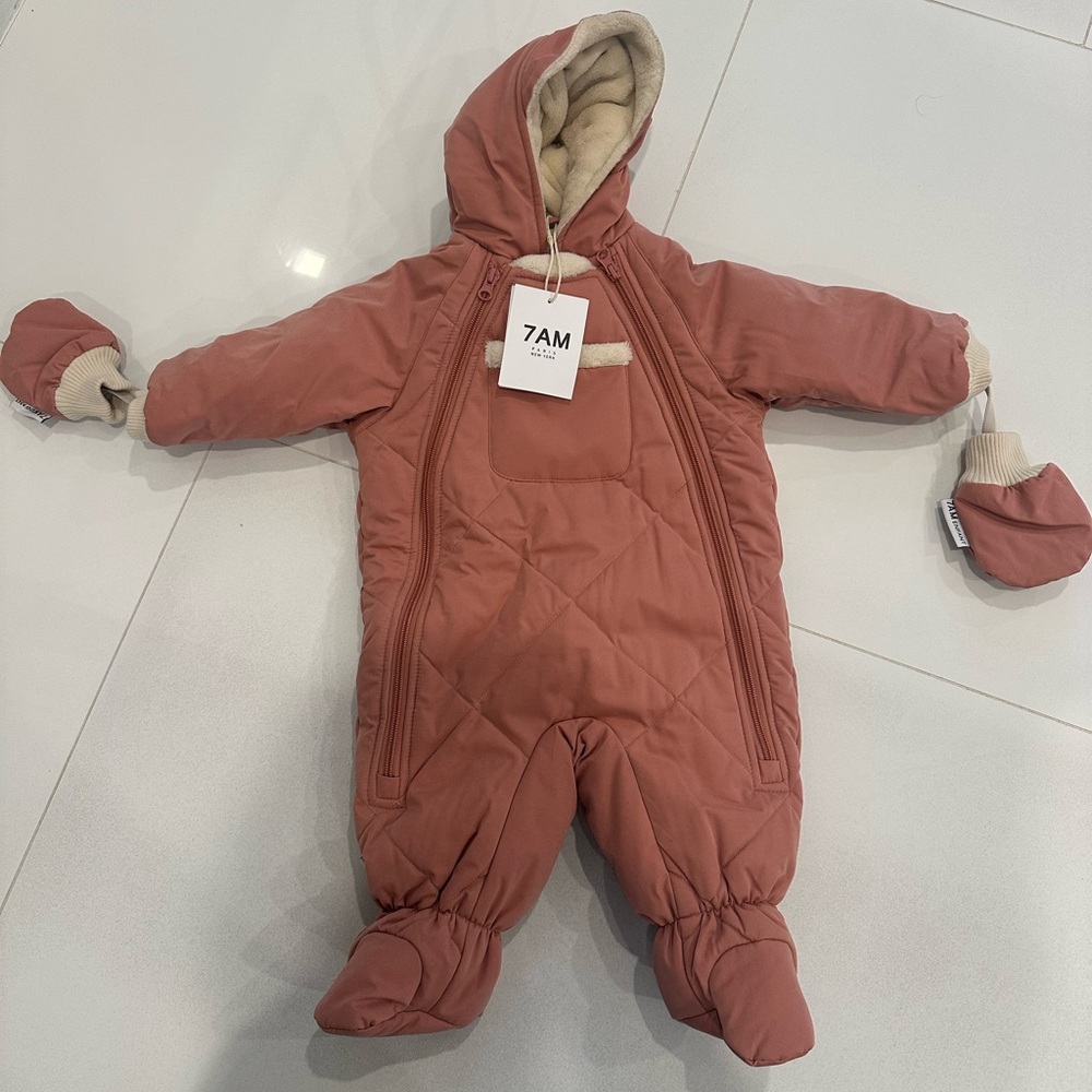 7AM snow jumpsuit - Beni plush